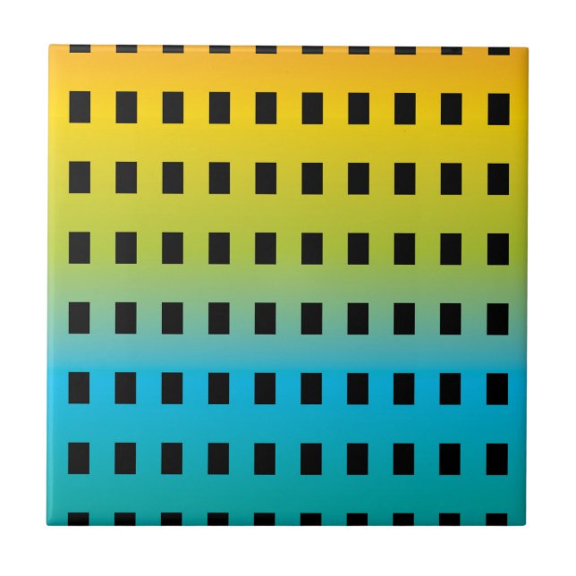 Neon glow in the dark colourful fluorescent 2 tile (Front)
