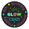 Neon Glow in the Dark Kids Birthday Sticker