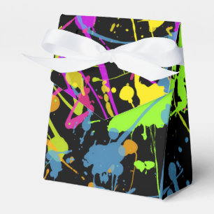 Neon Glow in the Dark Paint Birthday Party Favour Box