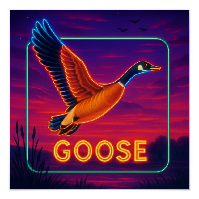 Neon Goose Poster (Front)