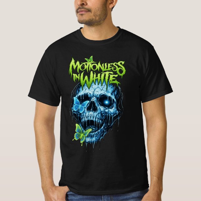 Neon Gothic Skull T-Shirt (Front)