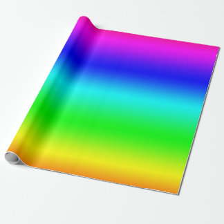 Neon gradient wrapping paper