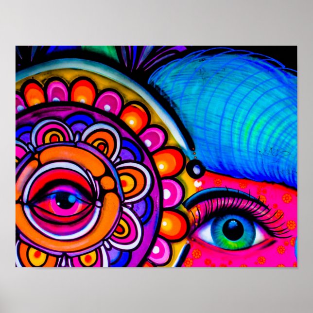 Neon Grafitti Poster (Front)