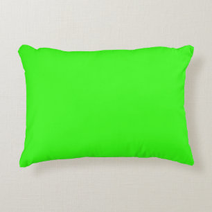 Neon Green Accent Pillow