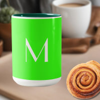 neon green - add monogram
