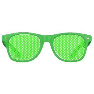 Neon Green Adult Retro Party Shades