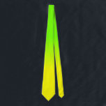 Neon Green and Neon Yellow Ombré  Shade Colour Fad Tie<br><div class="desc">Bright sunshine neon yellow fades into an ombre blur with neon green for a flash of brightness and light</div>