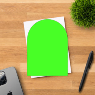 Neon Green Arch Acrylic Invitation – Customisable