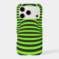 Neon Green & Black Optical Illusion Unisex