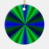 Neon Green Blue Rainbow