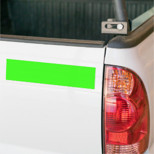 Neon Green Bumper Sticker