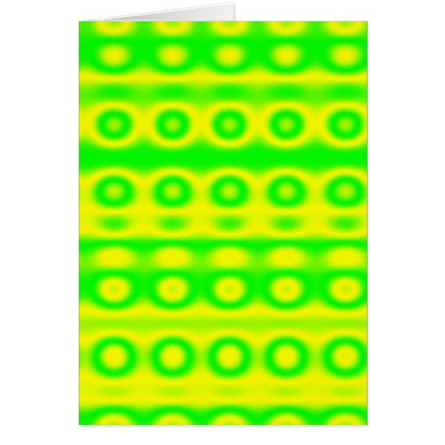 Neon Green Circle Abstract (Front)
