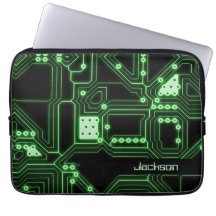Neon Green Circuit Board | Personalised