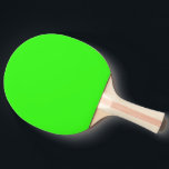 Neon Green Custom Colour Bright Colourful Gift Ping Pong Paddle<br><div class="desc">Printed with solid neon green custom colour background!. Feel free to customise and add any text you wish or change the background colour.</div>