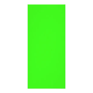 Neon Green Custom Rack Card