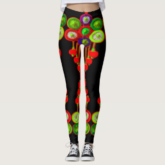 Neon Green Dreamcatcher Mandala Black Women Leggin Leggings