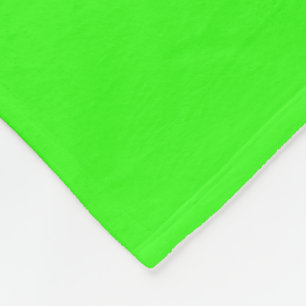 Neon Green Fleece Blanket