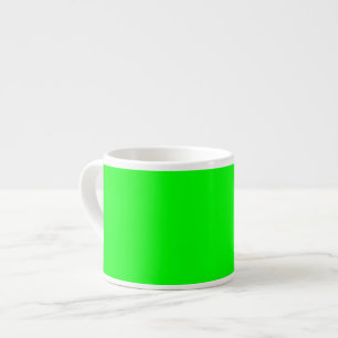 Neon green hex code 00FF00 Espresso Cup