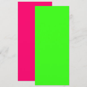 Neon Green & Neon Pink Save The Date – Customise
