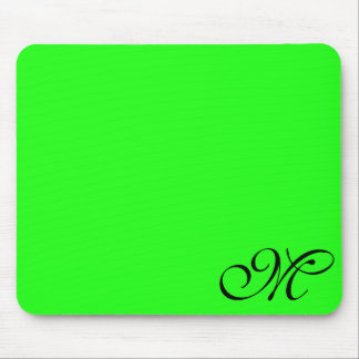 Neon Green or Choose Your Colour Mouse Pad