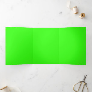 Neon Green & Pink Folded Invitation – Customisable