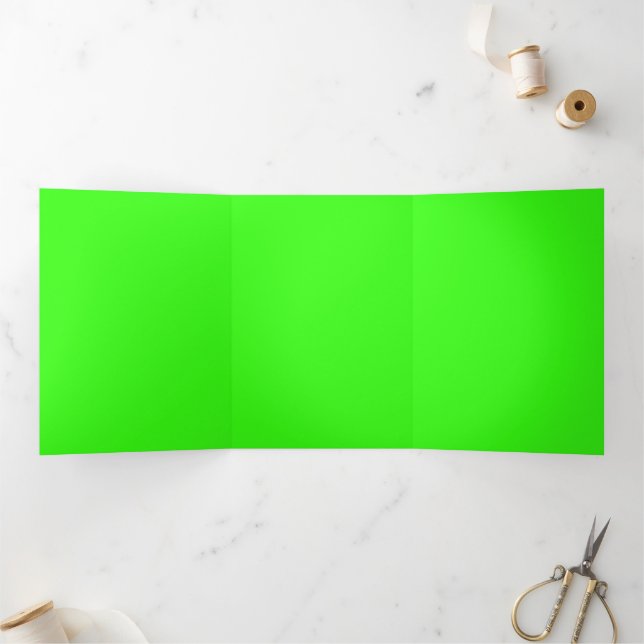 Neon Green & Pink Folded Invitation – Customisable (Inside)