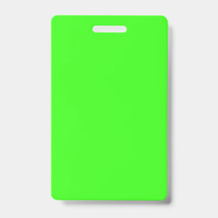 Neon Green Retractable ID Badge
