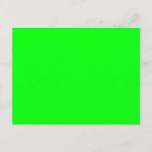 neon green screen, bright solid colour cool postcard