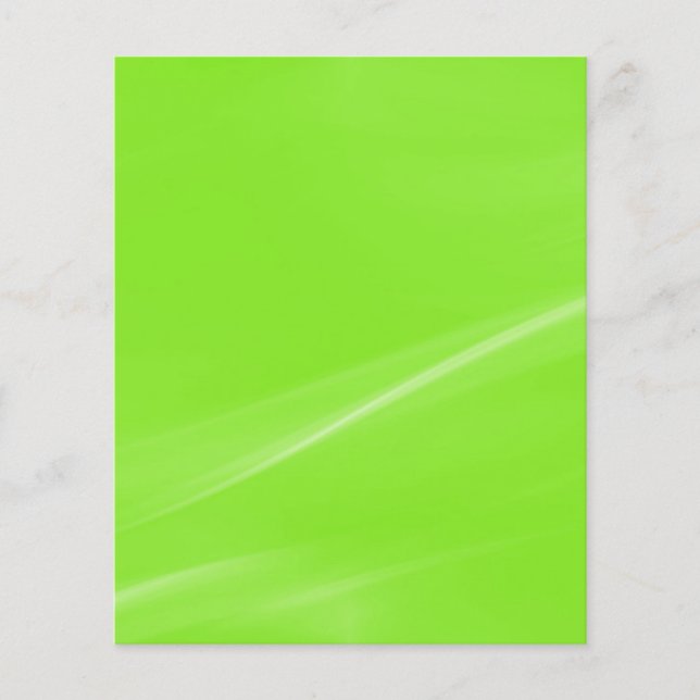 NEON GREEN SEAMLESS ABSTRACT WAVE BACKGROUNDS WALL FLYER (Front)