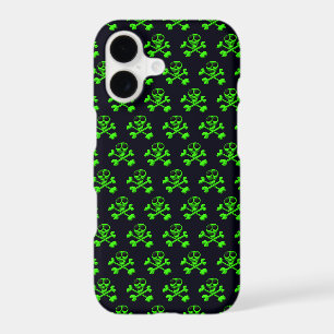 neon green skull