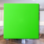 Neon Green Solid Colour | Classic | Elegant Ceramic Tile<br><div class="desc">Neon Green Solid Colour | Classic | Elegant | Trendy | Stylish | Gift</div>