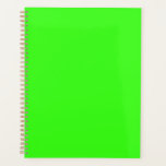 Neon Green Solid Colour | Classic Planner<br><div class="desc">Neon Green - Introducing the timeless allure of the Solid Colour Design: a captivating blend of classic form and elegant simplicity. This design is a celebration of the power and beauty found in a single, striking hue. Exuding sophistication, the solid colour design embraces the essence of minimalism, making it a...</div>