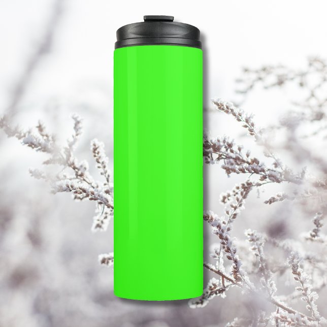 Neon Green Solid Colour | Classic Thermal Tumbler (Creator Uploaded)