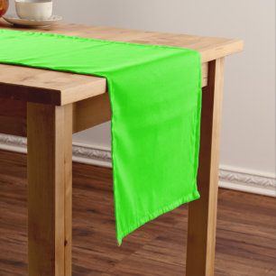 Neon Green Solid Colour  Short Table Runner