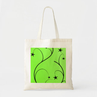Neon green spiral bag