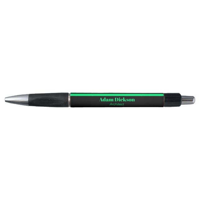 Neon green stripes black (Front)
