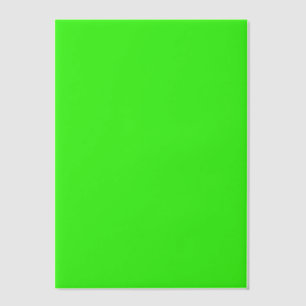 Neon Green Vellum Overlay Sheet – Customisable Invitations