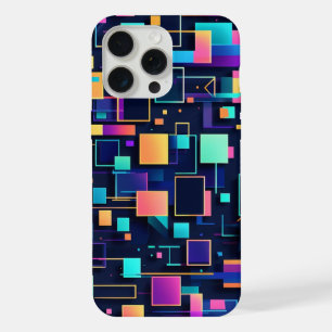 Neon Gridlock iPhone 15 Pro Max Case