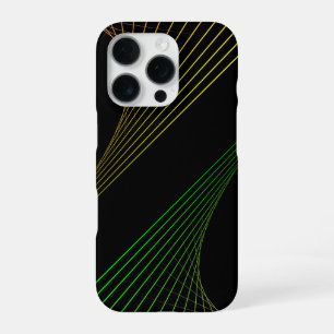Neon Gridlock iPhone 16 Pro Case