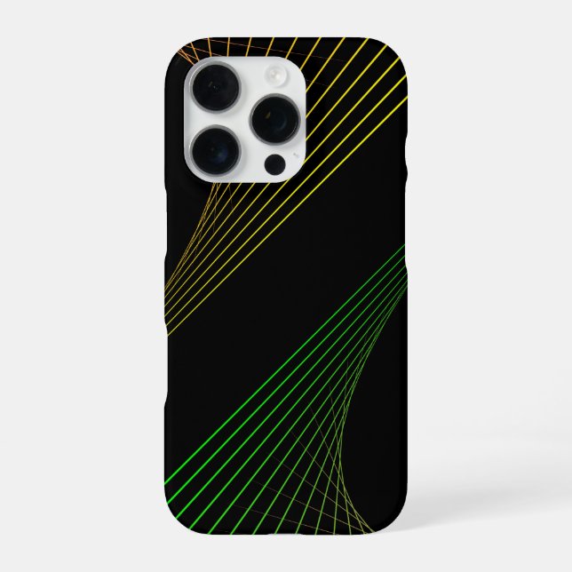 Neon Gridlock iPhone Case (Back)