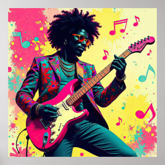 Neon Groove Collective — Psykedelisk Konst & Musik Poster