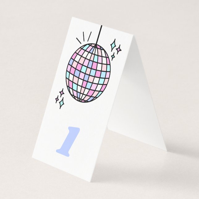 Neon Groovy Disco Ball (Back)