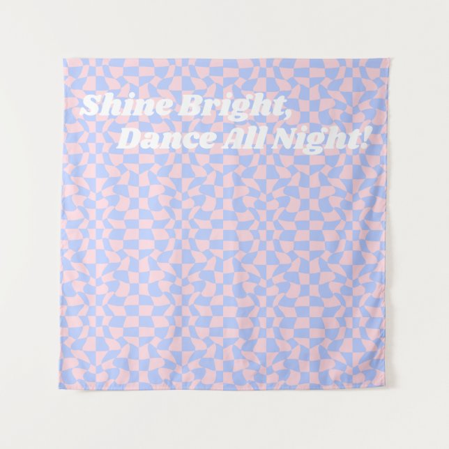 Neon Groovy Disco Tapestry (Front)