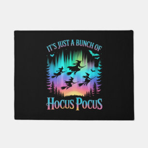 Neon Halloween Witches Png Doormat