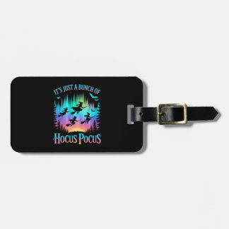 Neon Halloween Witches Png Luggage Tag