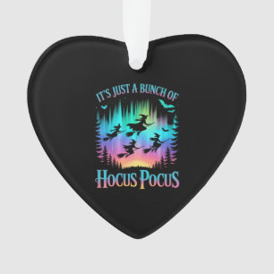 Neon Halloween Witches Png Ornament