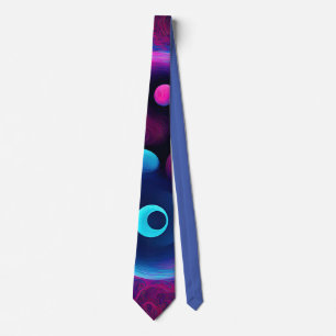 Neon Harmony: A Modern Interpretation of Yin Yang Tie
