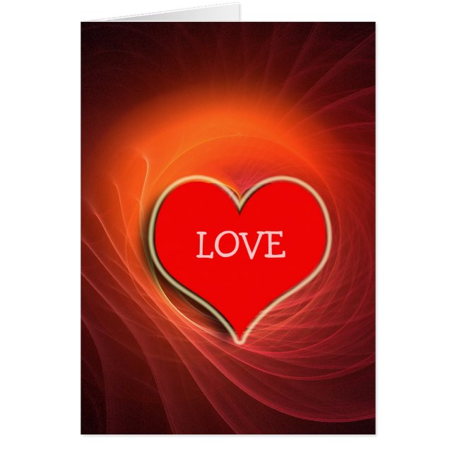 Neon Heart Card (Front)