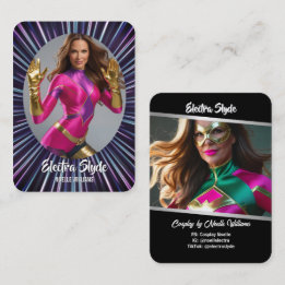 Neon Hero Glow Coscards Cosplay Trading Cards