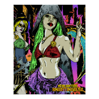 Neon Hunters: Knightingales Poster